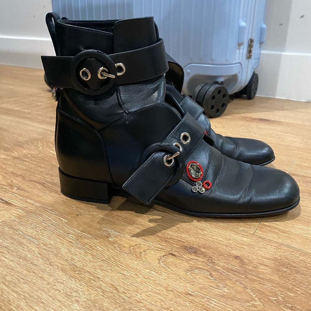 Christian Dior Leather Moto Crystals - Picture 11 of 13